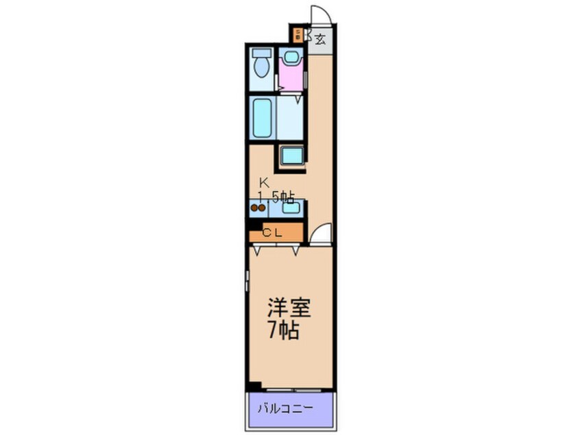 間取図 リヴァ－ジュ出来島