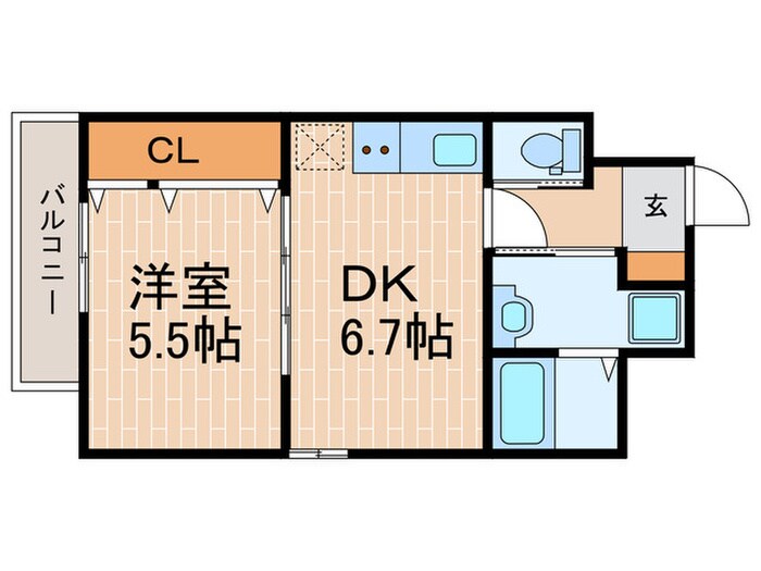 間取り図 MAIN　STAGE　甲子園口