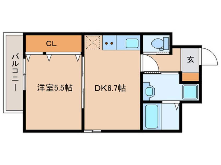 間取図 MAIN　STAGE　甲子園口