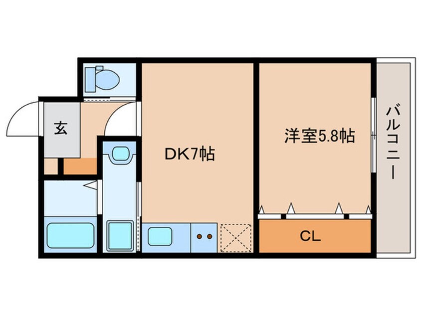 間取図 MAIN　STAGE　甲子園口