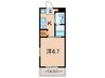 Dolce Amaro 1Rの間取り