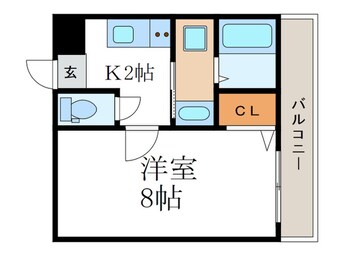 間取図 アークリード西院