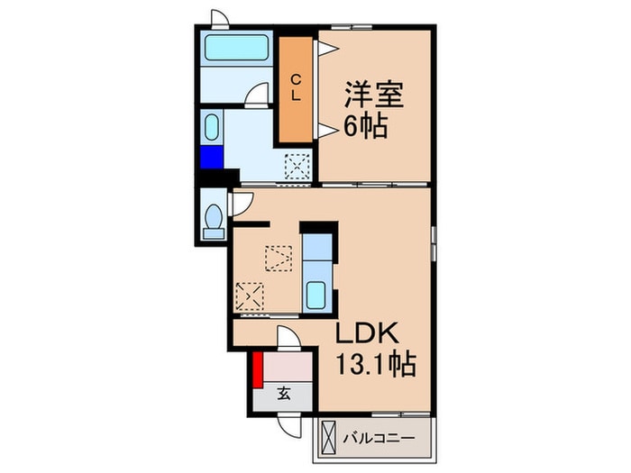 間取り図 サンライズⅢ
