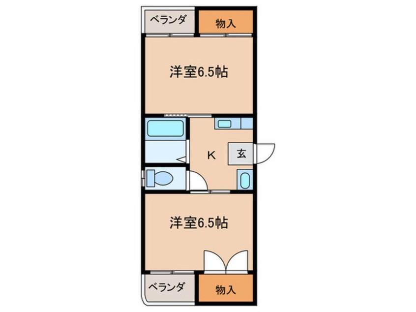 間取図 ホワイトハイツ