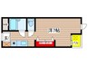 アクセスコ－ト箕面 1Rの間取り