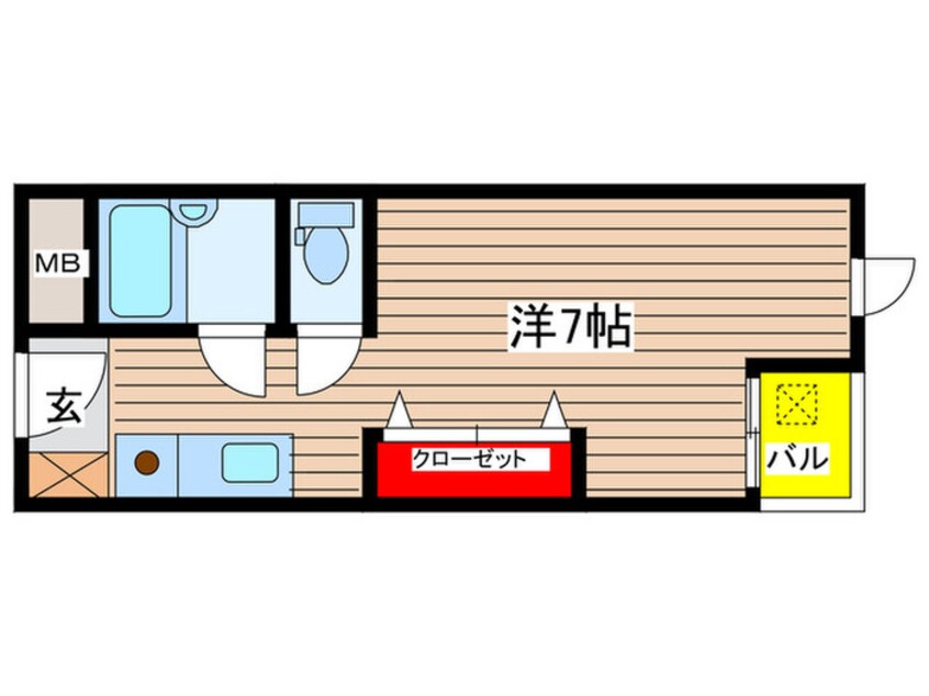 間取図 アクセスコ－ト箕面