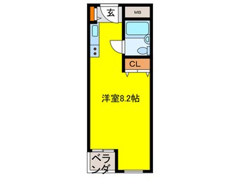 間取図 アクセスコ－ト箕面