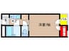 アクセスコ－ト箕面 1Kの間取り