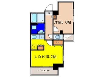 間取図 EP京都ｽﾃｰｼｮﾝﾚｼﾞﾃﾞﾝｼｬﾙ(602)