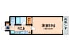Ｍｙ・ｌｙ・ａｎｅ 1Kの間取り