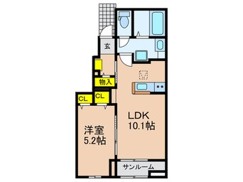 間取図 カルマカサ