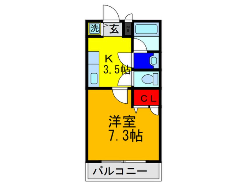 間取図 フジパレス深江