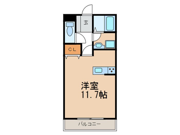 間取り図 クレシタ甲斐田