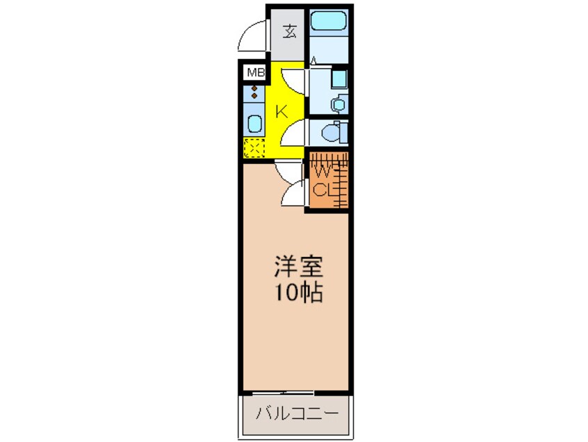 間取図 フジパレス吹田ウエストⅢ番館