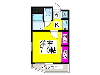 間取図 ソレイユ榎
