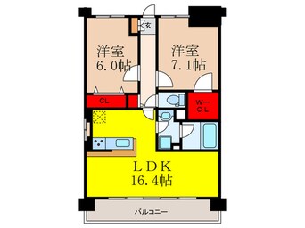 間取図 クレセント・コート