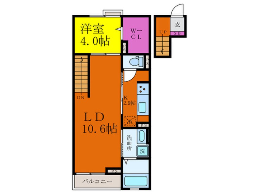 間取図 ジェルメ