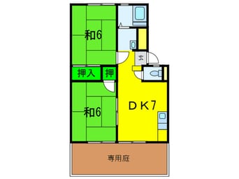 間取図 メゾン上野芝