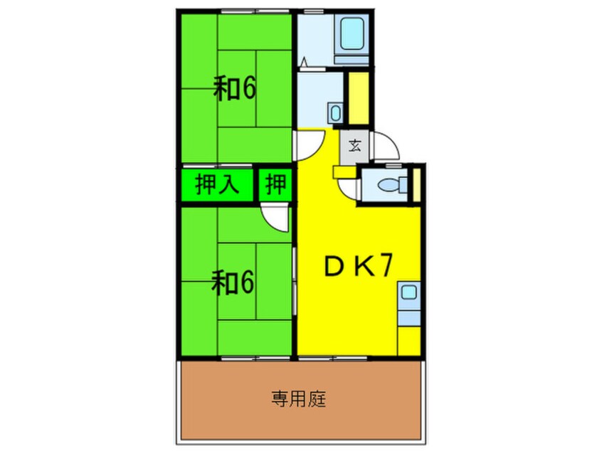 間取図 メゾン上野芝