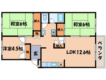間取図 守山駅前東住宅Ⅰ-203号