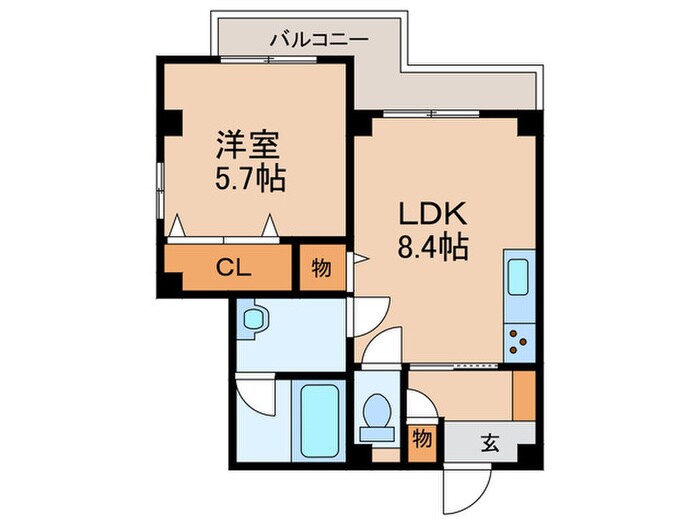 間取り図 コンフォルタ楠葉