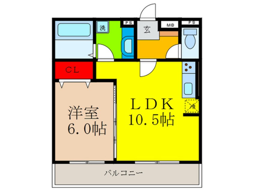 間取図 アルペンローゼ