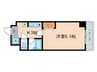 クロ－バ－ハイツⅢ 1Kの間取り