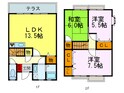 サンビレッジ桜丘Ｄ(102)の間取図