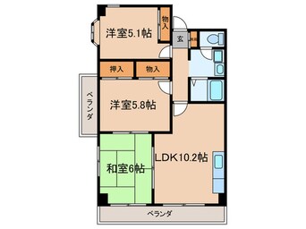 間取図 インディペンデンスハイツ