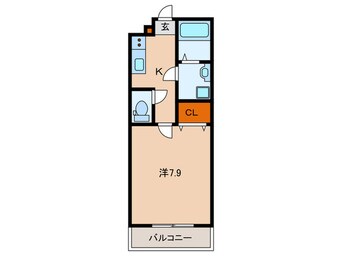 間取図 エステイトE神戸長田
