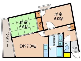 間取図 ハイム中倉