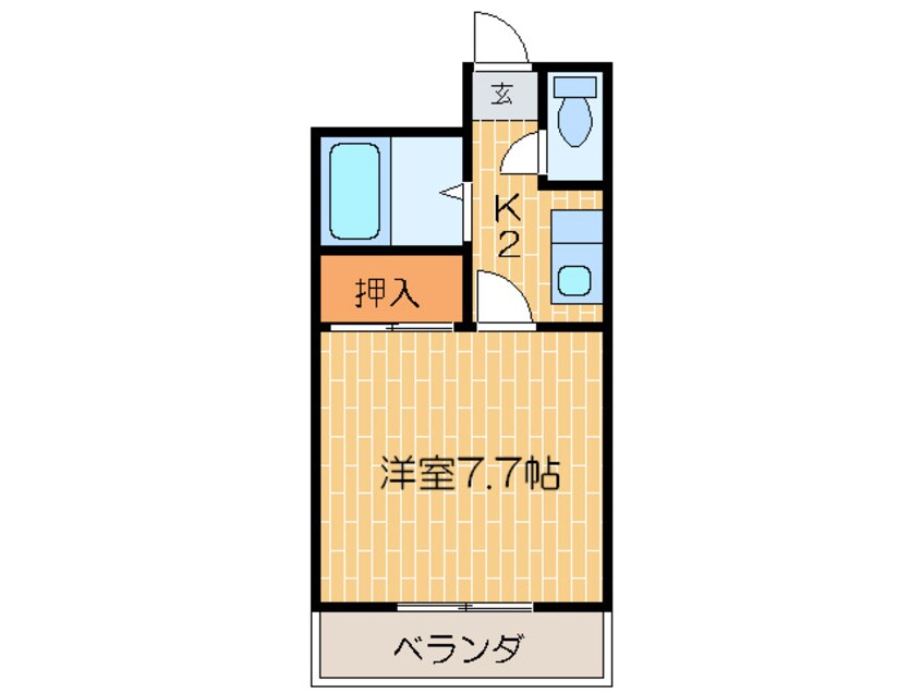 間取図 清本ハイツ(132-4-1)