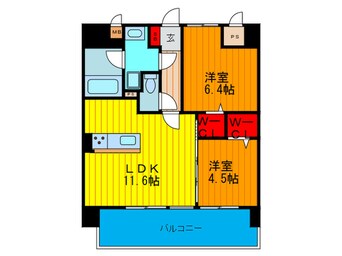 間取図 BRILLER UMEKITA