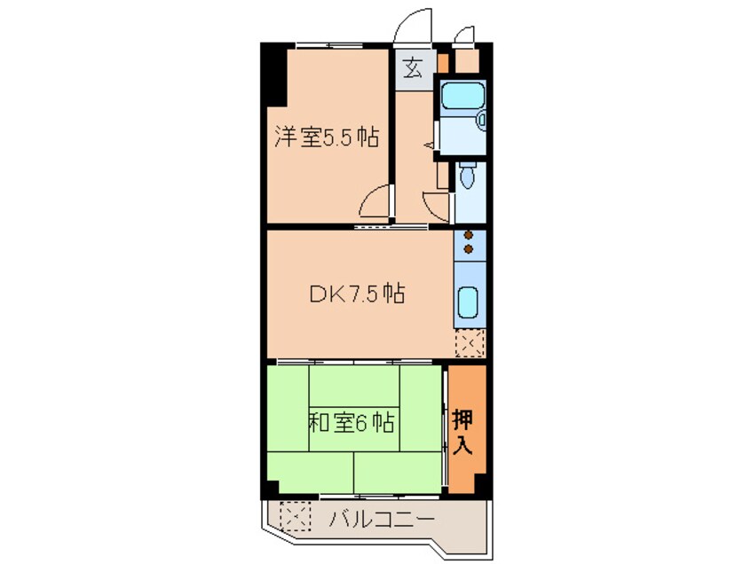 間取図 住吉マンション