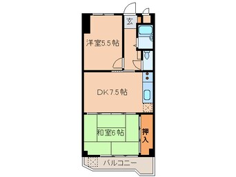 間取図 住吉マンション