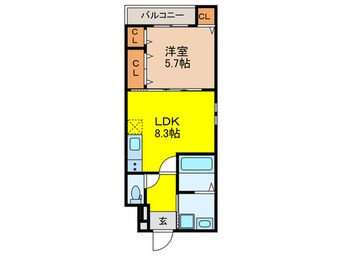 間取図 フジパレス庄内西町