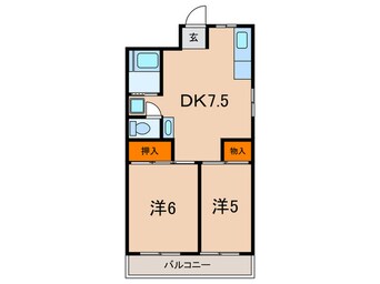 間取図 グリーンヒル舞子Ｂ棟