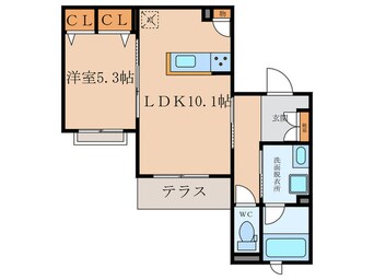 間取図 ＦＯＲＴＵＮＡ塚口本町