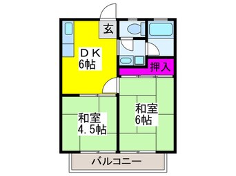 間取図 コスモスハイツ