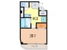 サントブエロ苦楽園 1Kの間取り