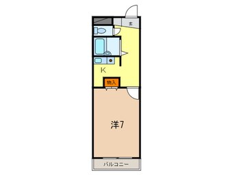 間取図 サントブエロ苦楽園