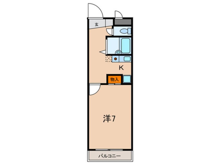 間取図 サントブエロ苦楽園