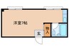 ひびきマンション 1Rの間取り