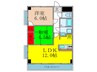 サザンヒル千里山 2LDKの間取り
