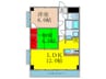 サザンヒル千里山 2LDKの間取り