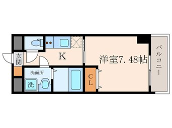 間取図 CROUD尼崎