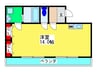 森之宮スカイガーデンハウス 1Rの間取り
