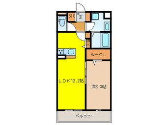 間取図 ﾛｰﾚﾙ東加古川
