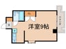 サンヒルズハウス 1Rの間取り
