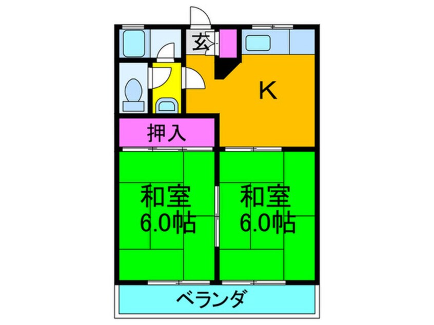 間取図 福田マンション